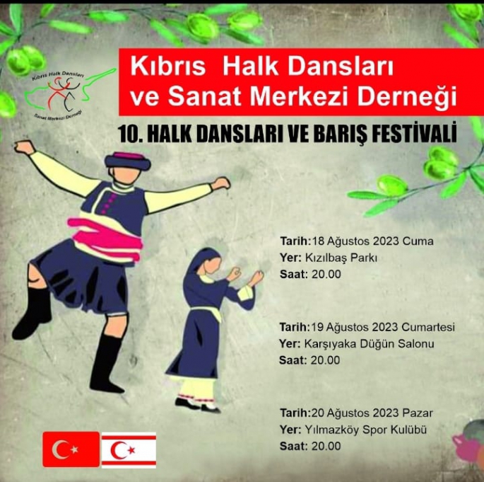  10. Halk Dansları ve Barış Festivali Cuma günü başlıyor