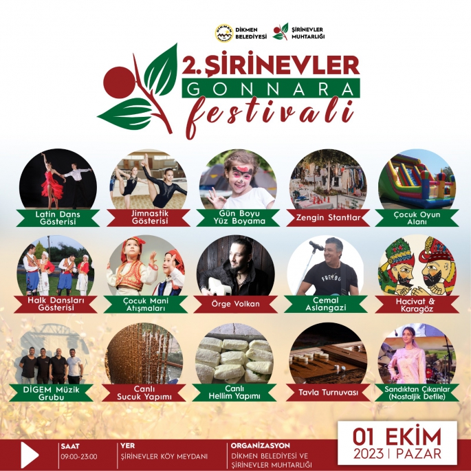  2. Şirinevler Gonnara Festivali 1 Ekim'de yapılacak