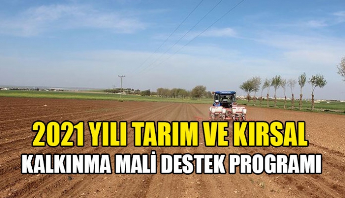 2021 YILI TARIM VE KIRSAL KALKINMA MALİ DESTEK PROGRAMI İLAN EDİLDİ.