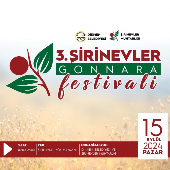  3. Şirinevler Gonnara Festivali 15 Eylül Pazar günü yapılıyor