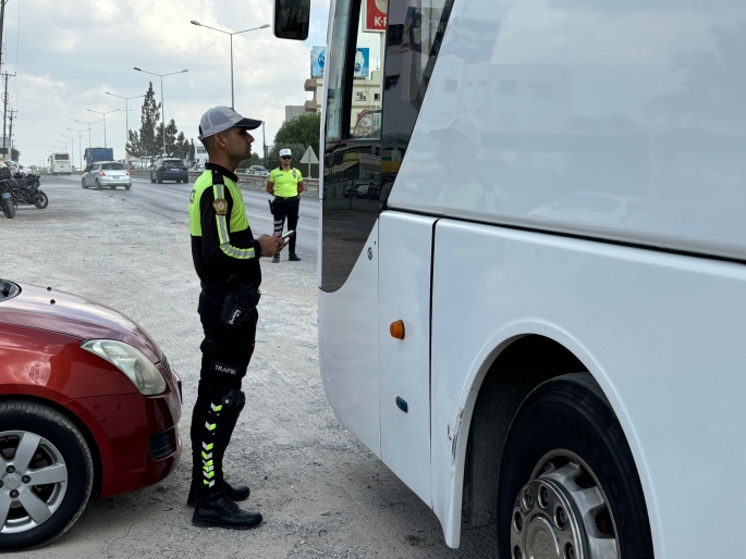 31 araç trafikten men edildi, 2 sürücü tutuklandı