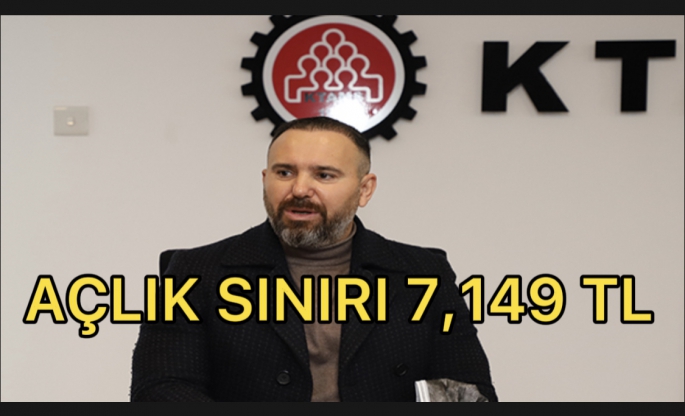 4 KİŞİLİK BİR AİLENİN AÇLIK SINIRI 7149 TL