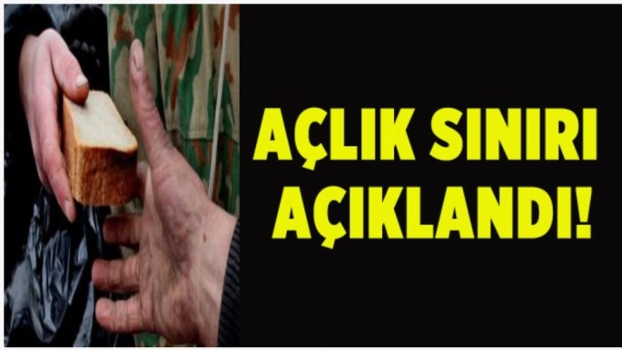 4 kişilik bir ailenin açlık sınırının 27 bin 987 TL! 