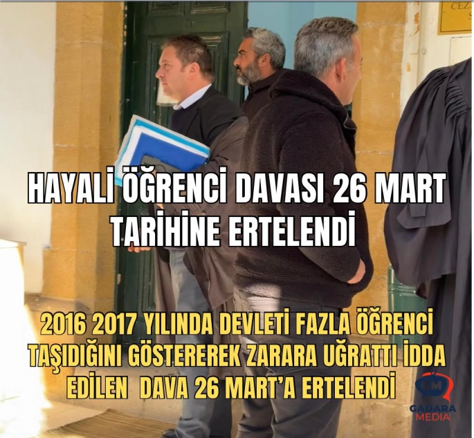 419 BİN TL’LİK VURGUN İDDİASI: DAVA 26 MART’A ERTELENDİ