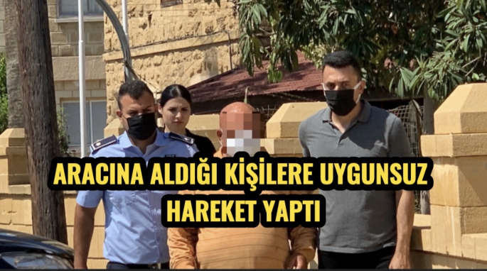 65 yaşındaki şahıs Güzelyurt Kalkanlı yolu üzerinde otostop çeken kişileri taciz etti