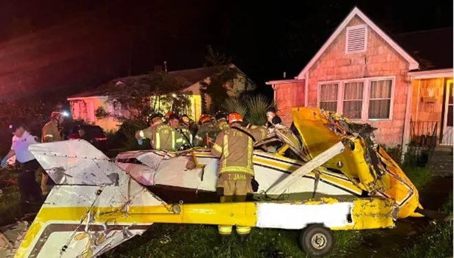 ABD'nin Georgia eyaletinde düşen küçük uçağın pilotu öldü, 1 yolcu yaralandı