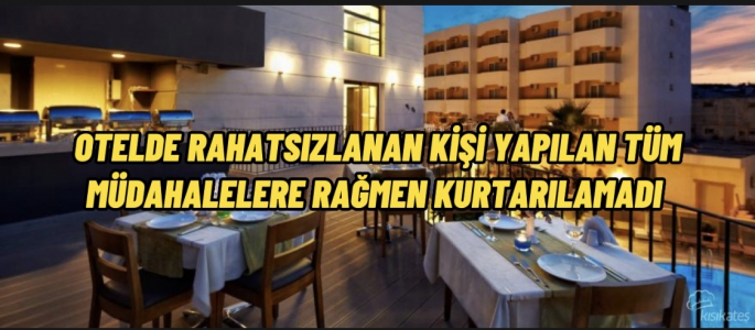 Acı haberler bitmiyor !! Tatil için gittiği otelde restoranda rahatsızlanarak hastaneye kaldırıldı.. üzücü haber geldi !!!