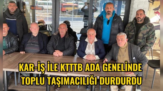 Ada genelinde toplu taşımacılık durdu iki birlik ekmek kavgasına yola koyuldu 