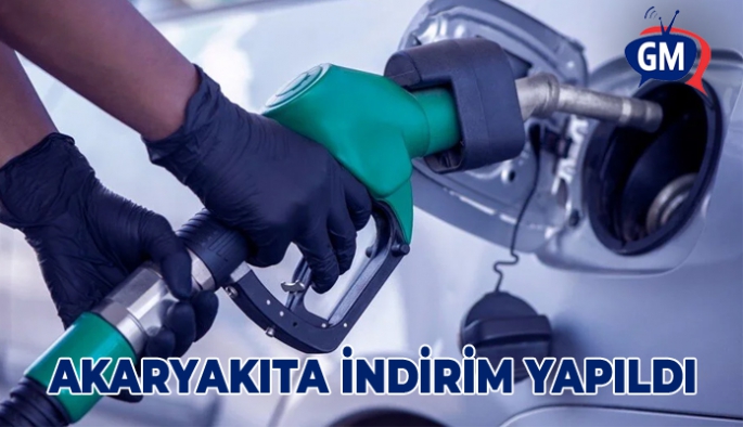 Akaryakıt fiyatlarında indirim yapıldı