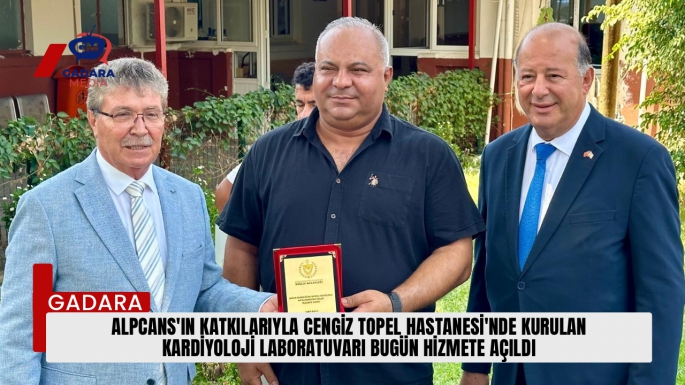 Alpcans'ın Katkılarıyla Cengiz Topel Hastanesi'nde Kurulan Kardiyoloji Laboratuvarı Bugün Hizmete Açıldı