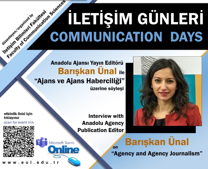 Anadolu Ajansı Yayın Editörü Dr. Barışkan Ünal LAÜ İletişim Bilimleri Fakültesi öğrencileri ile buluştu. 