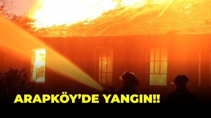 Arapköy'de Yangın Çıktı!!