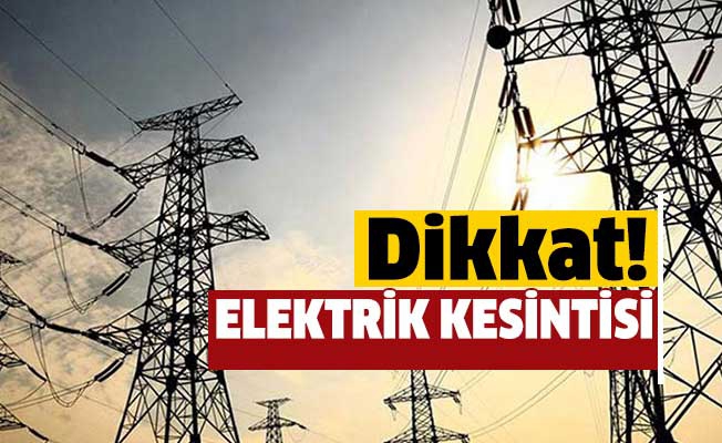 Arızalı elektrik kesintisi olacak Lefke ilçesi