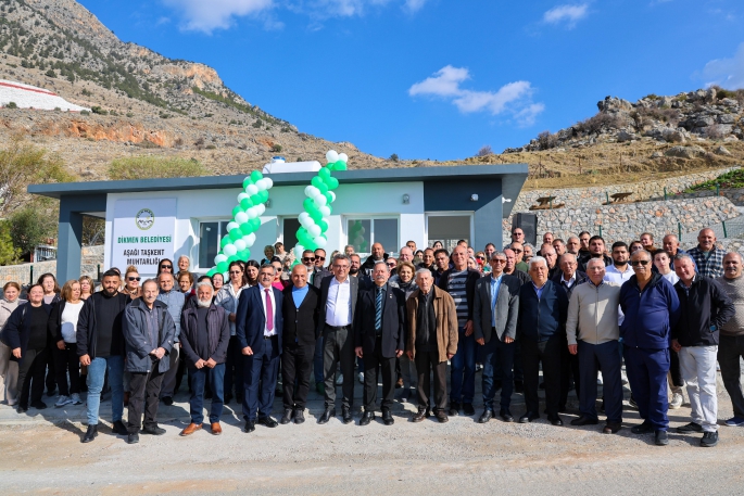 Aşağı Taşkent Muhtarlık Binası ve Heybeti Şöförel Parkı hizmete açıldı