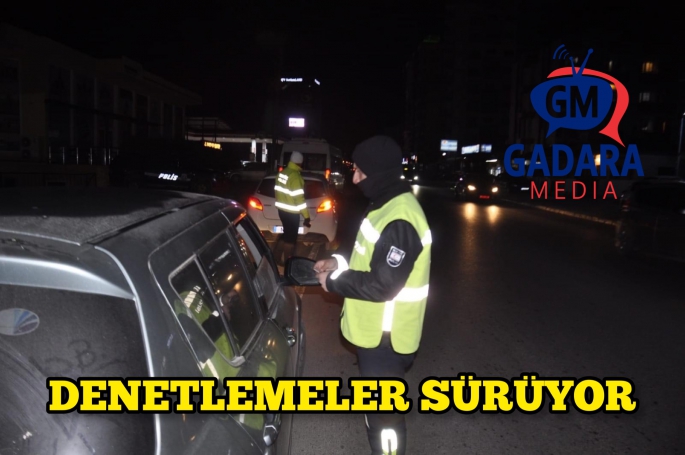 Asayiş denetimleri sürüyor, üç ilçede polis sahadaydı 