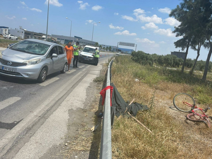 Aslanköy'de bisikletin sürücüsü Cemal Karadağ hayatını kaybetti