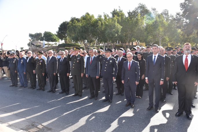  Atatürk Gazimağusa’da da anıldı