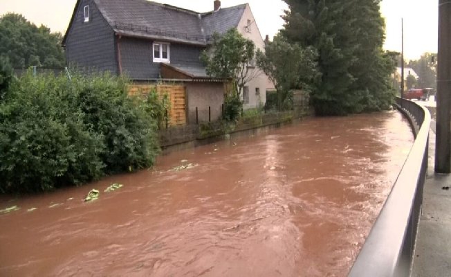 Avusturya'yı da sel vurdu