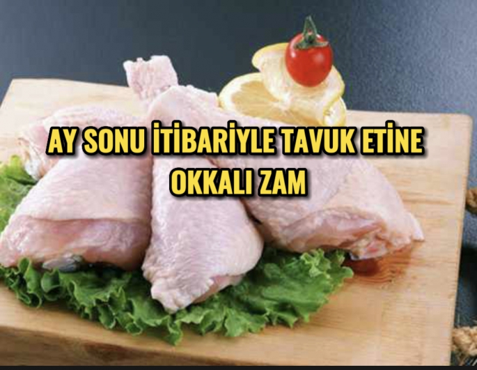 Ay sonu itibariyle tavuk etine %25 civarında zam gelecek