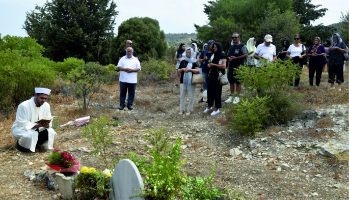  Ayyannililer, 49 yıl aradan sonra şehitlerini doğdukları topraklarda andı