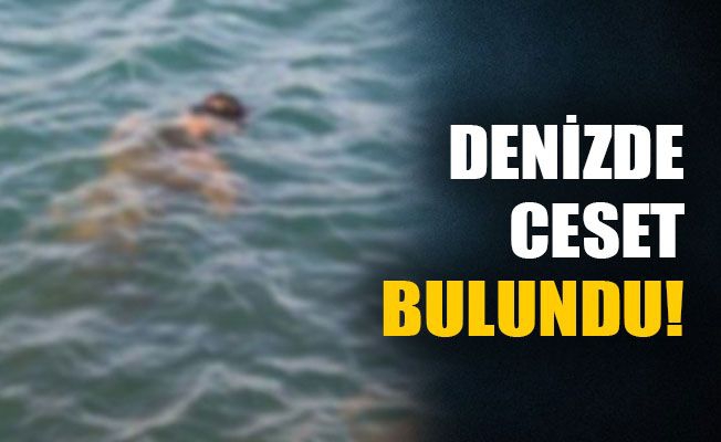 Bafra'da deniz sahilinden 15 metre içeride ceset bulundu