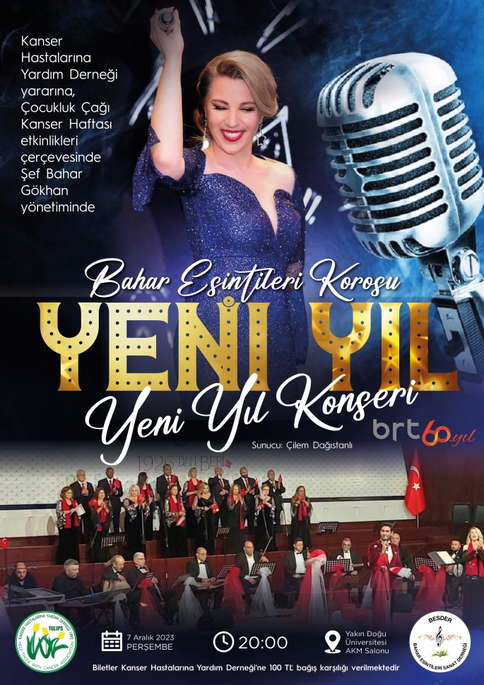  Bahar Esintileri Korosu 7 Aralık’ta kanser hastaları yararına konser verecek