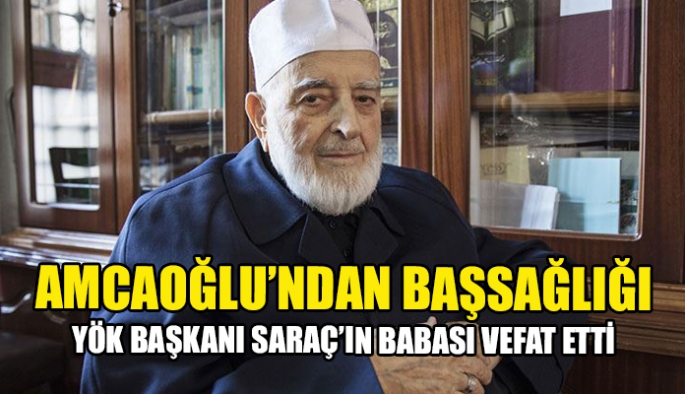 Bakan Amcaoğlu’ndan YÖK Başkanı Saraç’a başsağlığı