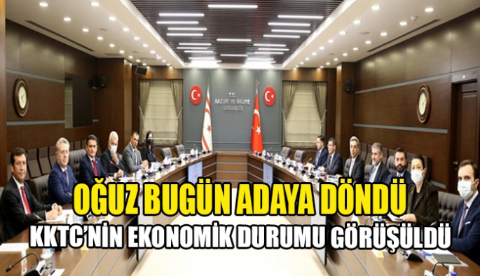 Bakan Oğuz ve beraberindeki heyet bugün adaya döndü