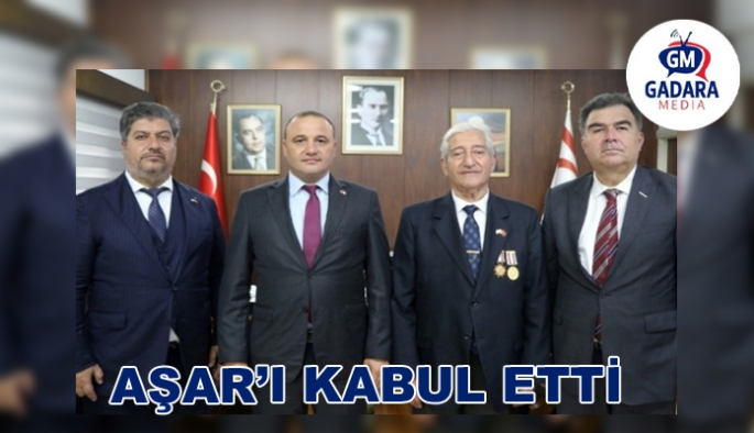 BAKANŞAN AŞAR'I KABUL ETTİ