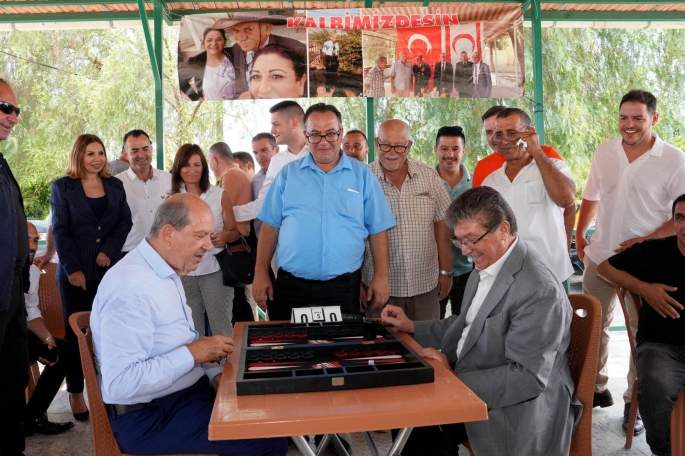 Başbakan Ünal Üstel,3.Raşit Özsağlam Tavla Turnuvasına katıldı