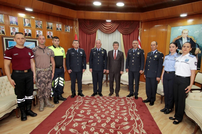 Başbakan Üstel, Polis Genel Müdürü Soyalan’ı kabul etti