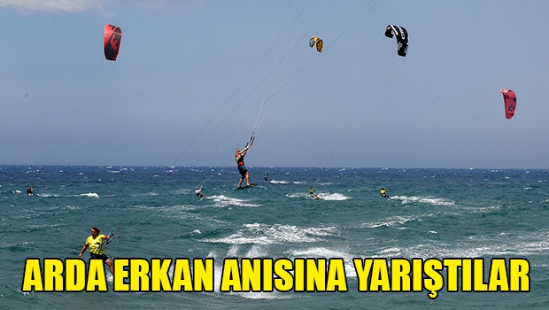 “Başka Ardalar Ölmesin” sloganı ile Kite Surf Etkinliği bayram boyunca devam etti