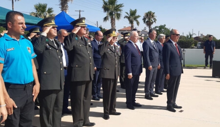 BEYARMUDU’NDA ŞEHİT DÜŞENLER BUGÜN DÜZENLENEN ASKERİ TÖRENLE ANILDI