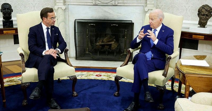 Biden ve Kristersson  görüştü