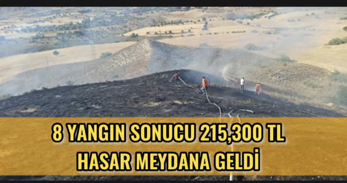 Bir haftada çıkan yangın 