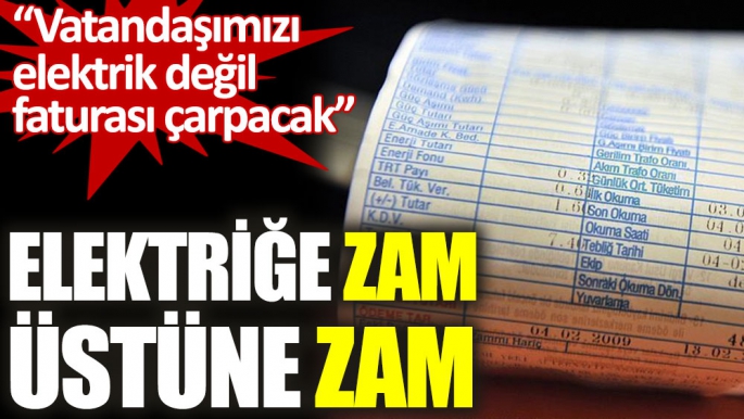 Bir zamda elektriğe geldi !!!