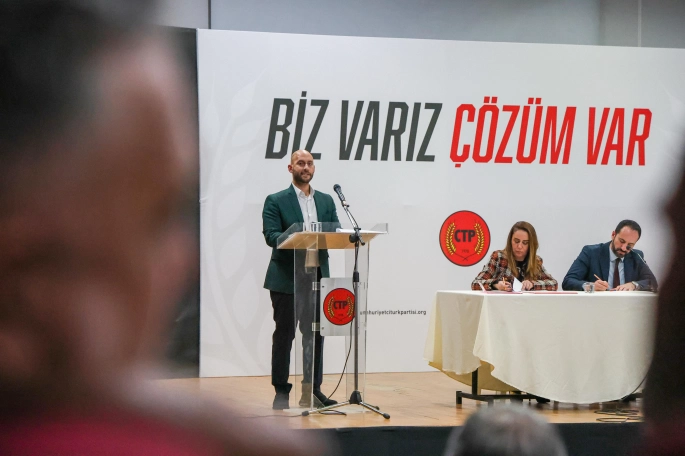 CTP Güzelyurt İlçe Başkanı yeniden Çağlar Gulamkadir:  “Kutuplaşmayı değil, birlikteliği; karamsarlığı değil, umudu yeşerteceğiz”