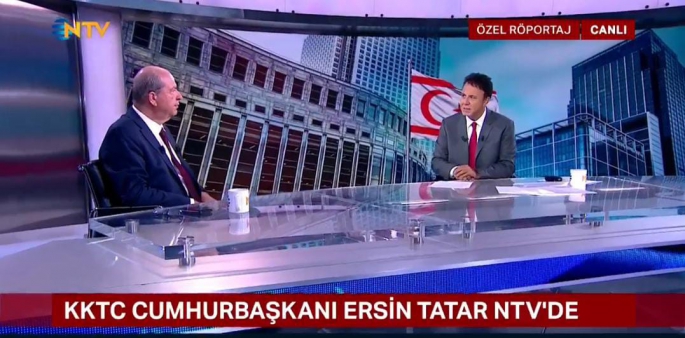  Cumhurbaşkanı Tatar: “Kıbrıs müzakereleri için masa kurulacaksa egemenliğimizin kabul edilmesi esastır”