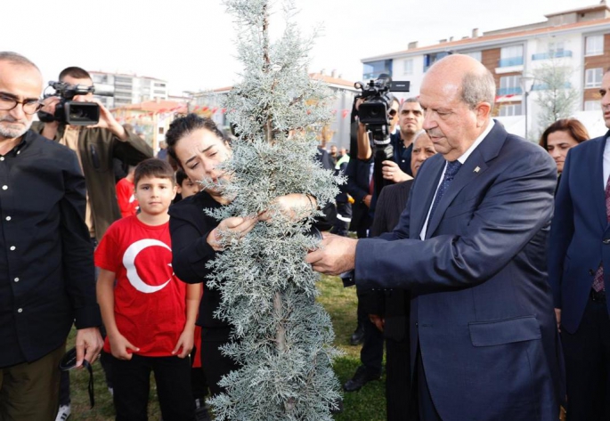 Depremlerde hayatını kaybeden 49 KKTC vatandaşı anısına Ankara’da fidan dikildi