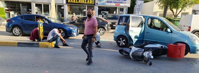 Dikkatsizlik sonucu kaza kaçınılmaz oldu