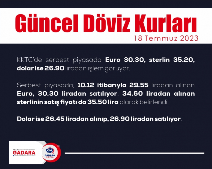 DÖVİZ KURLARINDA YÜKSELİŞ SÜRÜYOR