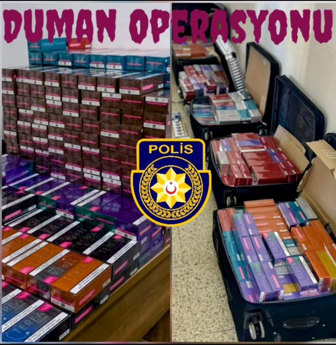 Duman Operasyonu’nda yaklaşık 80 bin paket gümrüğe beyan edilmemiş elektronik sigara tütünü bulundu