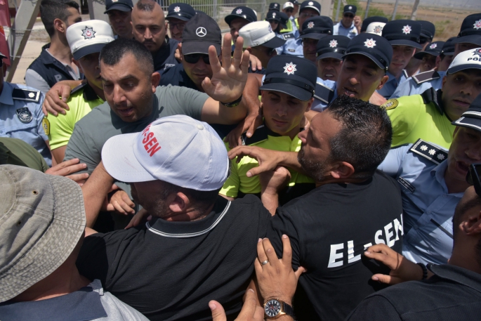  El-Sen, Ercan'ın elektriğini kesmeye gitti... Polis izin vermedi