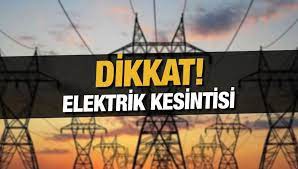 Elektrik kesintisi!