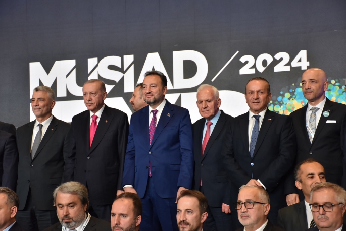  Erdoğan 20. MÜSİAD EXPO Ticaret Fuarı’na katılarak, bir konuşma yaptı