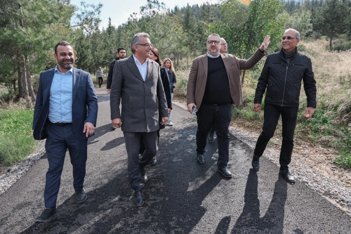 Erhürman, Girne Belediyesi’nin projelerini yerinde inceledi