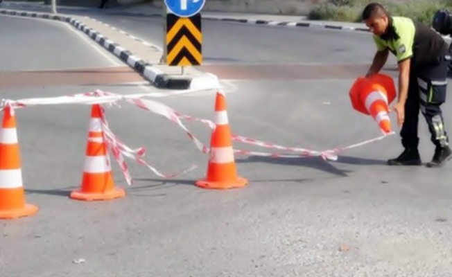 Gaziköy-Dilekkaya yolu trafiğe kapatıldı