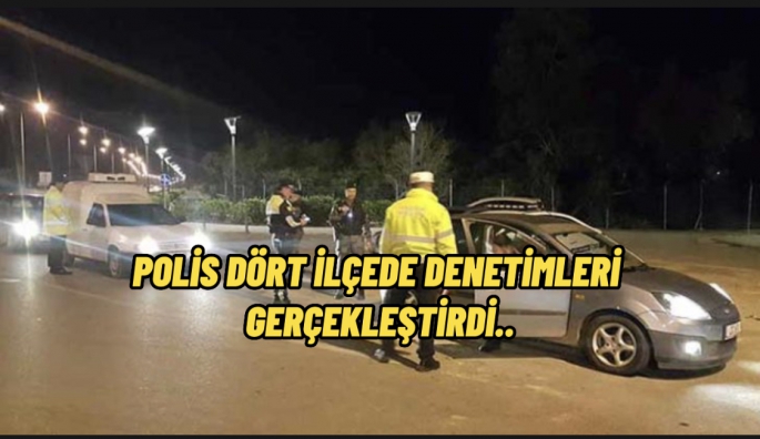 Gazimağusa, Girne, Güzelyurt ve İskele Polis Müdürlükleri sorumluluk sahalarında asayiş ve trafik denetimleri gerçekleştirilmiştir. 