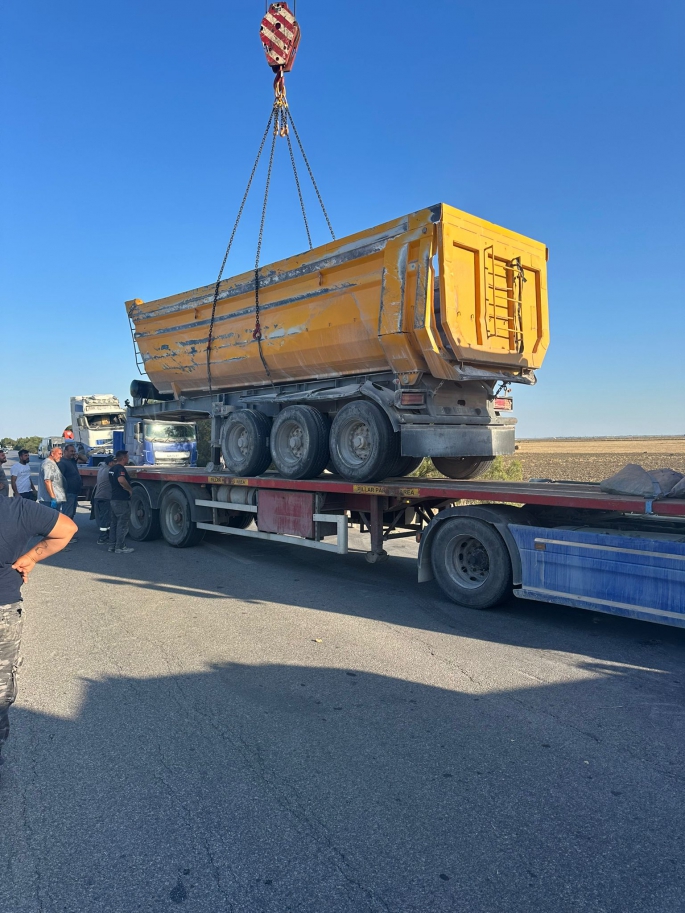  Gazimağusa Lefkoşa ana yolu Lefkoşa gidiş yönü geçici olarak trafiğe kapatıldı