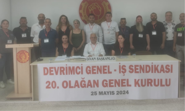 Genel-İş Sendikasının 20. Olağan Genel Kurulu yapıldı